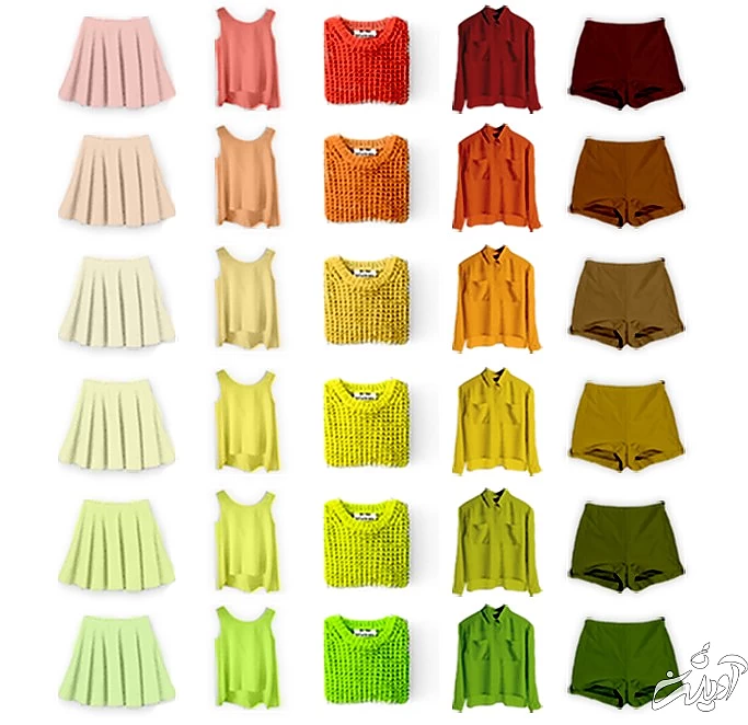 گروه گرم در ست کردن لباس 